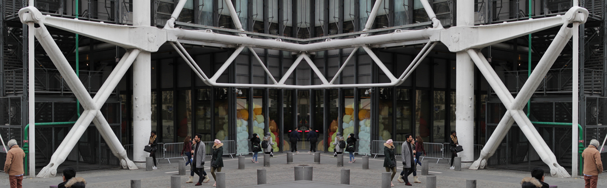 The Pompidou Centre.